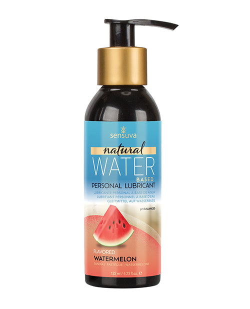 Sensuva Sensuva Natural Water Based Personal Lubricant - 4 oz Watermelon