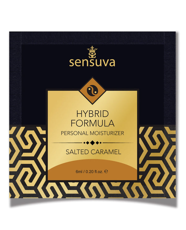 Sensuva Sensuva Hybrid Personal Moisturizer Single Use Packet - 6 ml Salted Caramel