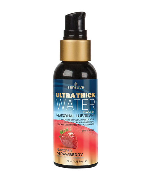 Sensuva Sensuva Ultra Thick Water Based Personal Moisturizer - 1.93 oz Strawberry