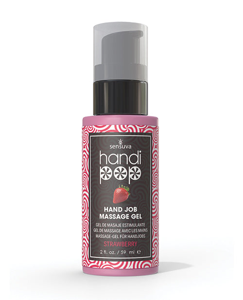 Handipop Handipop Hand Job Massage Gel - 2 oz Bottle Strawberry