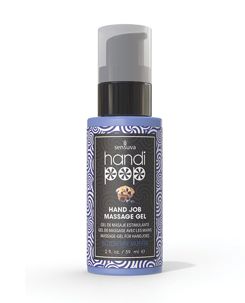 Handipop Handipop Hand Job Massage Gel - 2 oz Bottle Blueberry Muffin