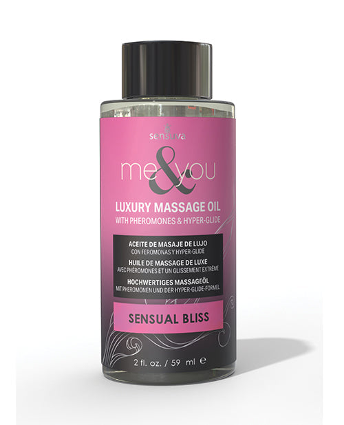 Sensuva Sensuva Me & You Massage Oil - 2 oz Sensual Bliss