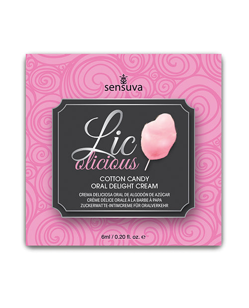 Lic O Licious Lic O Licious Oral Delight Cream - 6 ml Packet Cotton Candy