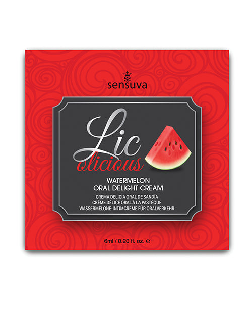 Lic O Licious Lic O Licious Oral Delight Cream - 6 ml Packet Watermelon