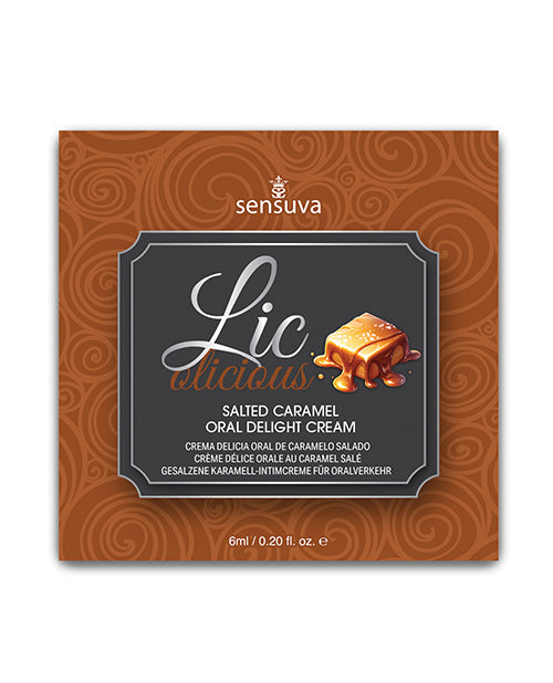 Lic O Licious Lic O Licious Oral Delight Cream - 6 ml Packet Salted Caramel