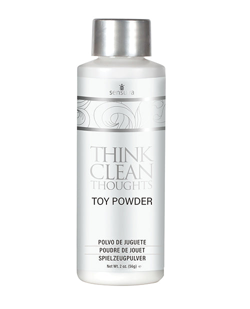 Sensuva Sensuva Think Clean Thoughts Toy Powder - 2 oz Bottle