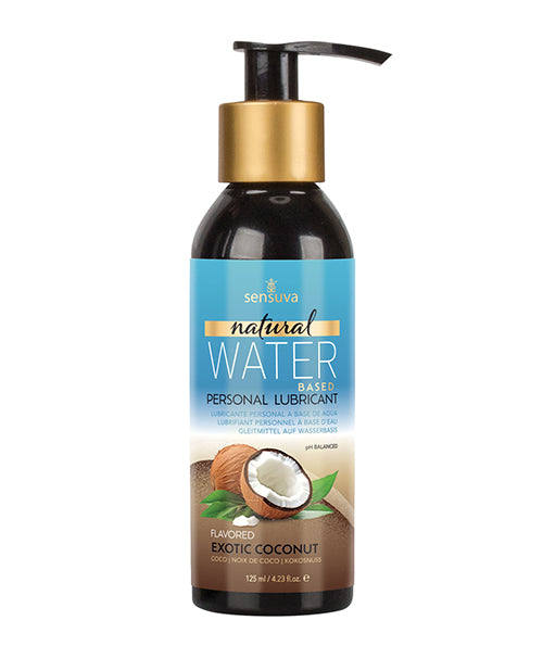 Sensuva Sensuva Natural Water Based Personal Lubricant - 4 oz Exotic Coconut