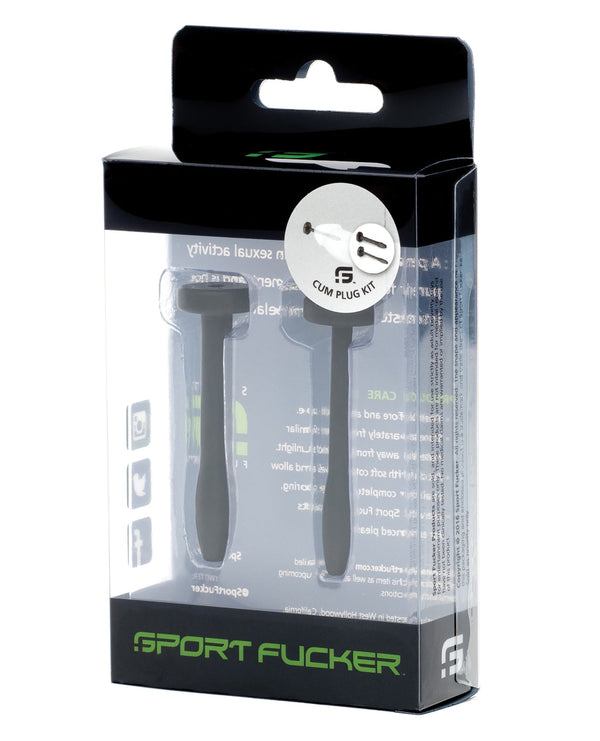 Sport Fucker Sport Fucker Cum Plug Kit - Black