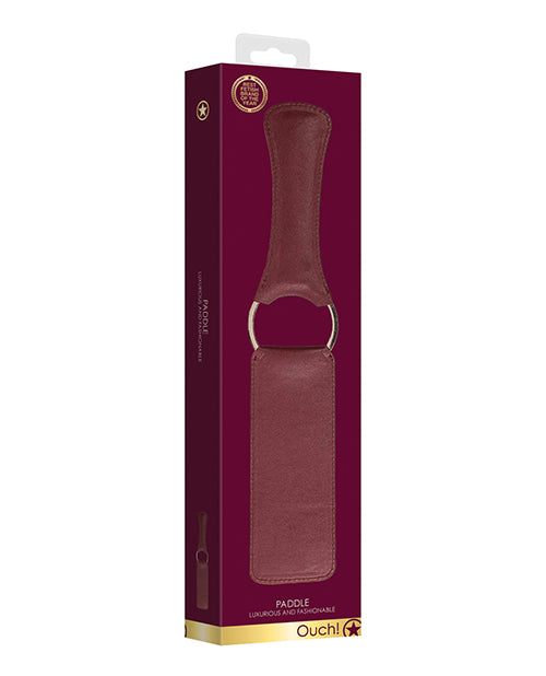 Ouch Shots Ouch Halo Paddle - Burgundy