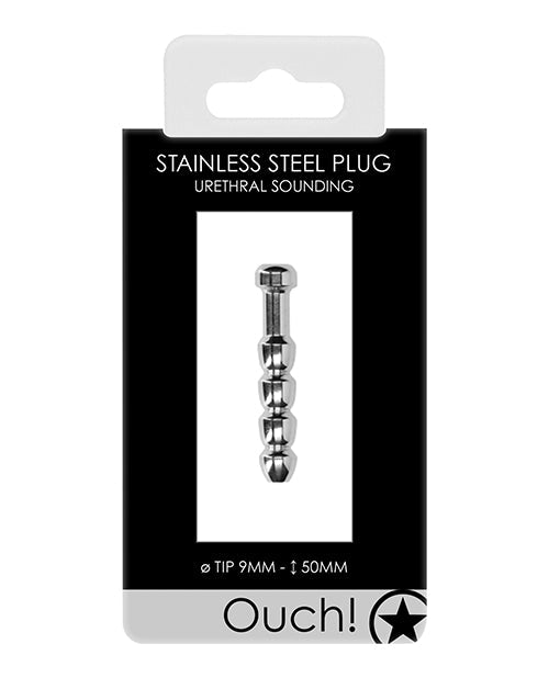 Ouch Shots Ouch 9 mm Urethral Sounding Metal Plug