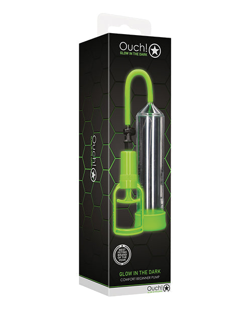 Ouch Shots Ouch Comfort Beginner Pump - Glow in the Dark