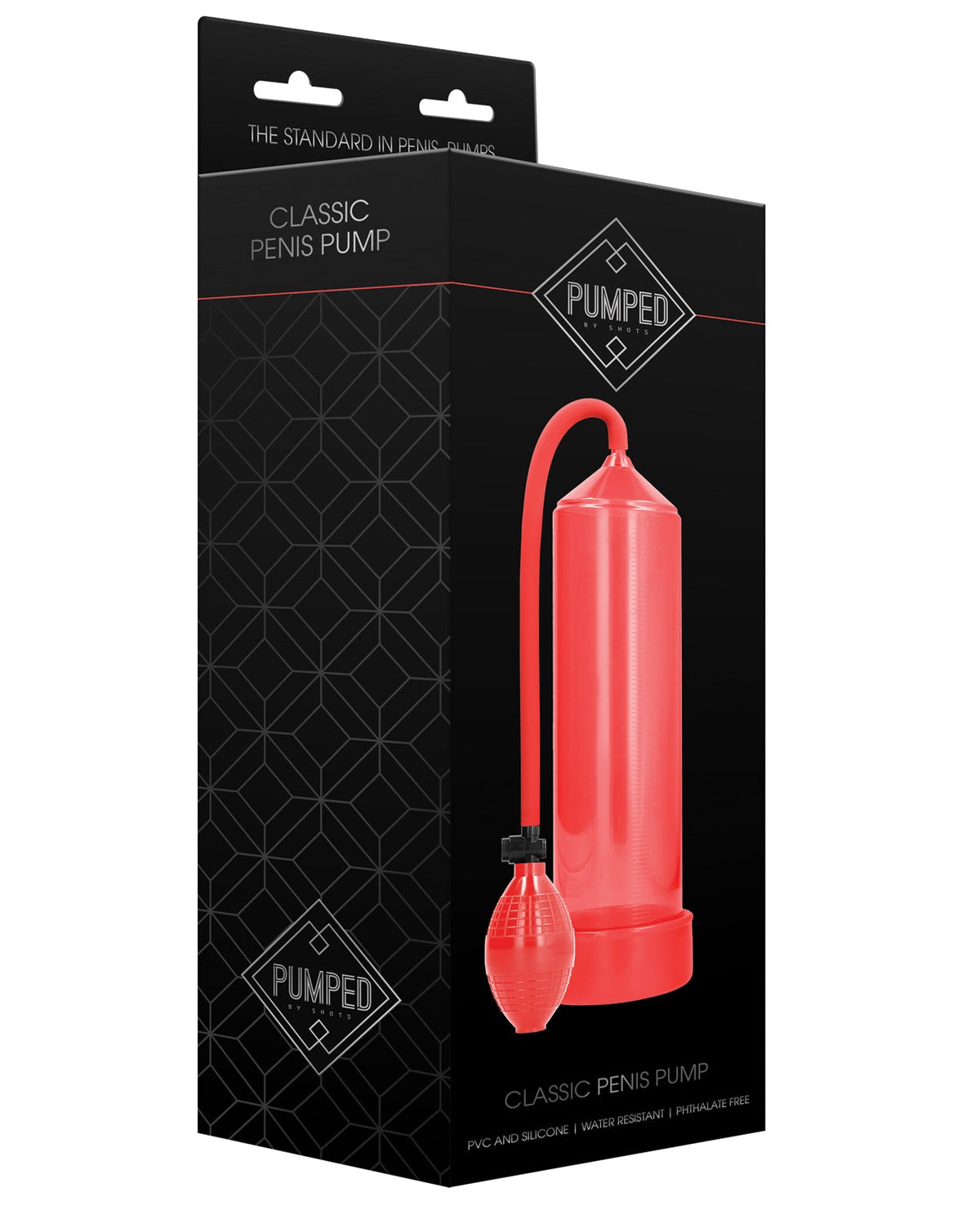 Pumped Shots Pumped Classic Penis Pump - Red