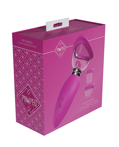 Shots Shots Pumped Arousing Clitoral, Nipple & Breast Pump - Pink