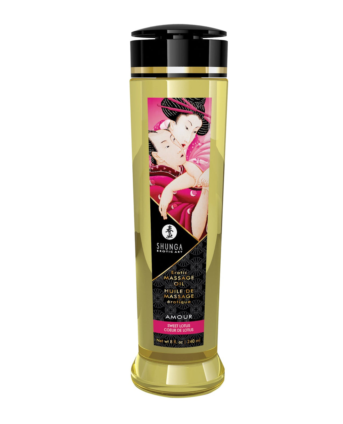Shunga Shunga Massage Oil - 8 oz Sweet Lotus