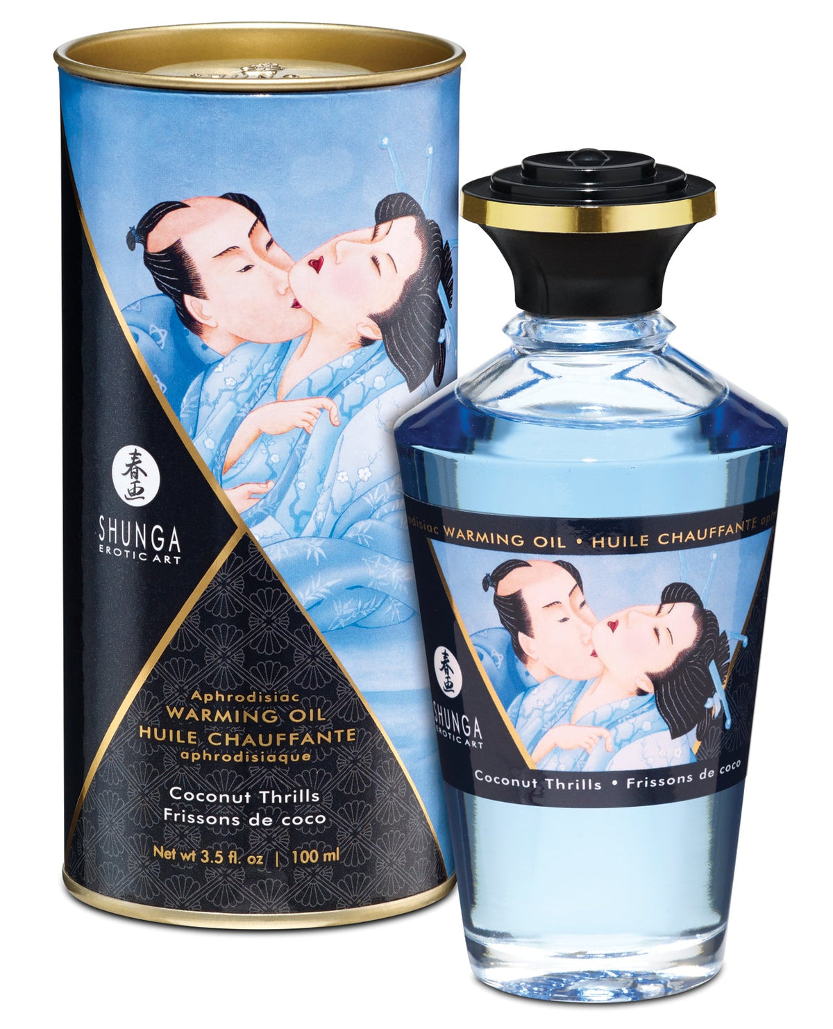 Shunga Shunga Warming Oil - 3.5 oz Coconut Thrills