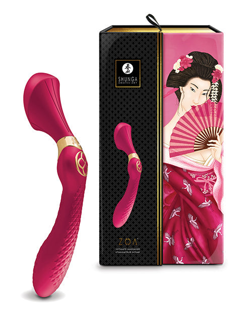 Shunga Shunga Zoa Intimate Massager - Raspberry