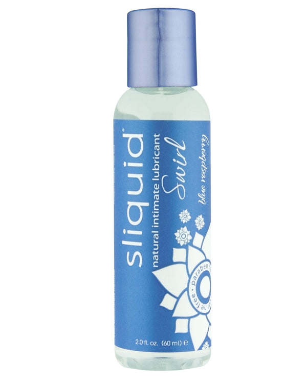 Sliquid Sliquid Naturals Swirl Lubricant - 2 oz Blue Raspberry