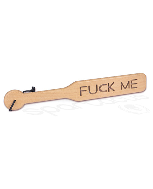 Spartacus Spartacus Zelkova Wood Paddle - 37.5 cm Fuck Me