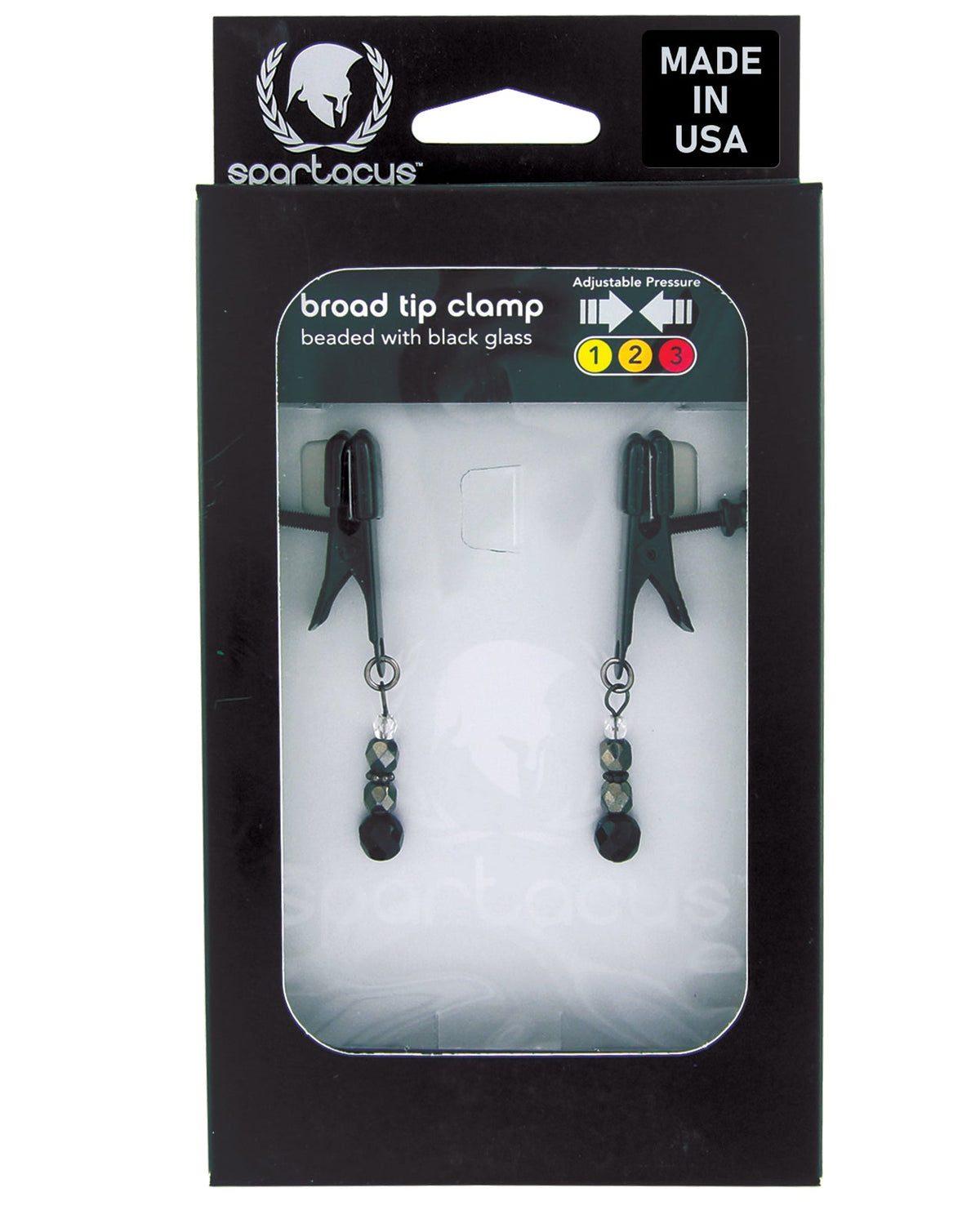 Spartacus Spartacus Black Beaded Nipple Clamps