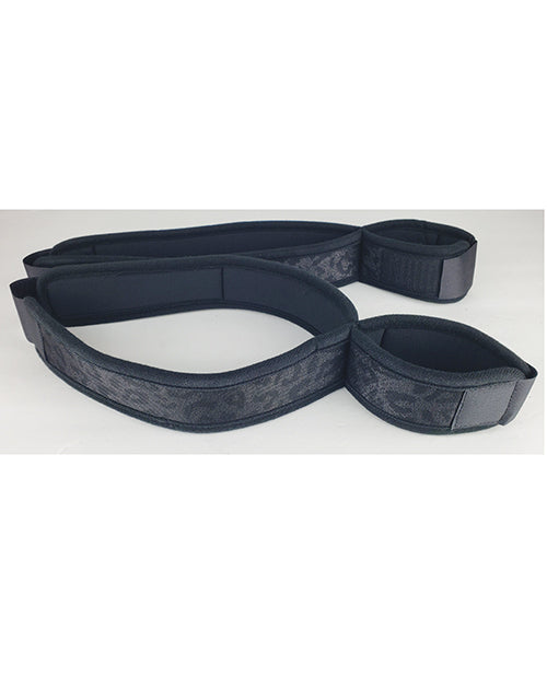 Spartacus Spartacus Wrist to Thigh Cuffs - Neoprene Black