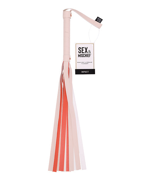 Sex & Mischief Sex & Mischief Peaches 'n CreaMe Stripe Flogger