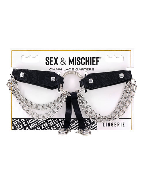Sex & Mischief Sex & Mischief Chain Lace Garters