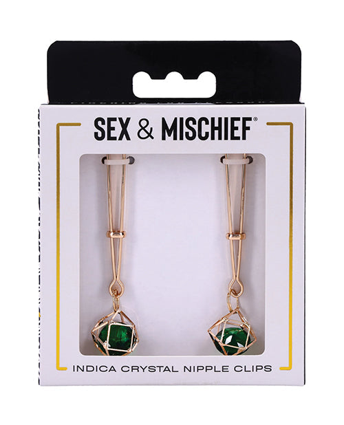 Sex & Mischief Sex & Mischief Indica Crystal Nipple Clips