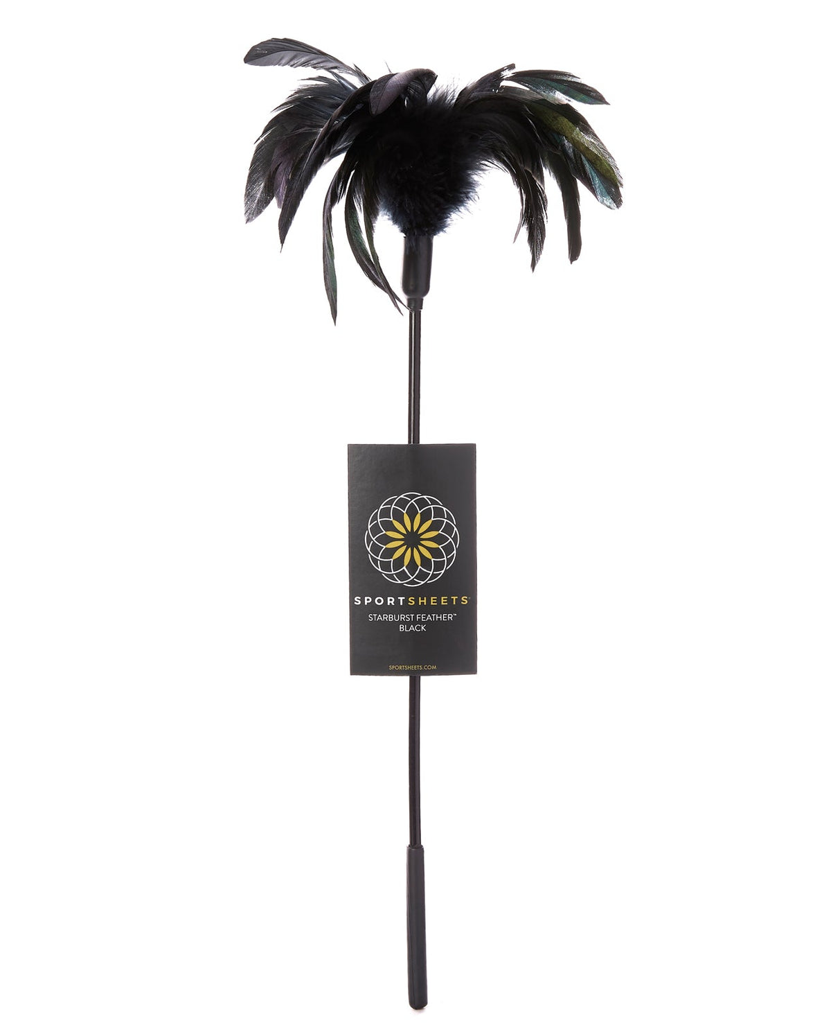 Sportsheets Sportsheets Body Tickler Starburst Feather - Black