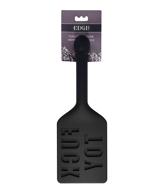 Edge Edge FUCK TOY Silicone Paddle - Black