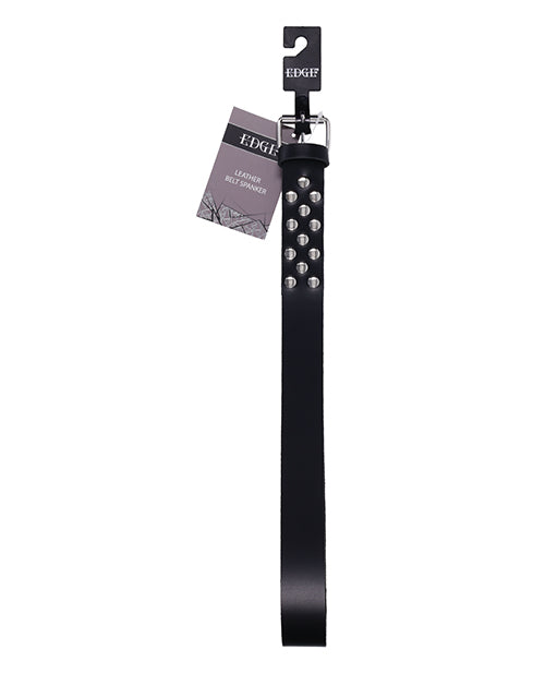 Edge Edge Leather Belt Spanker - Black