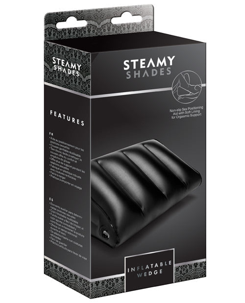 Steamy Shades Steamy Shades Inflatable Wedge - Black