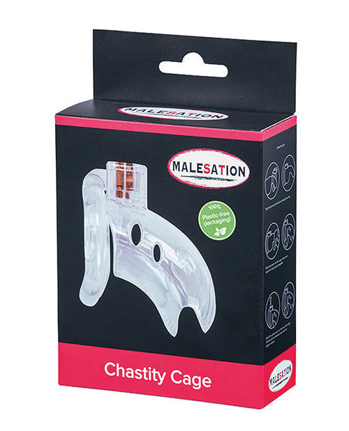 Malesation MALESATION Chastity Cage - Clear