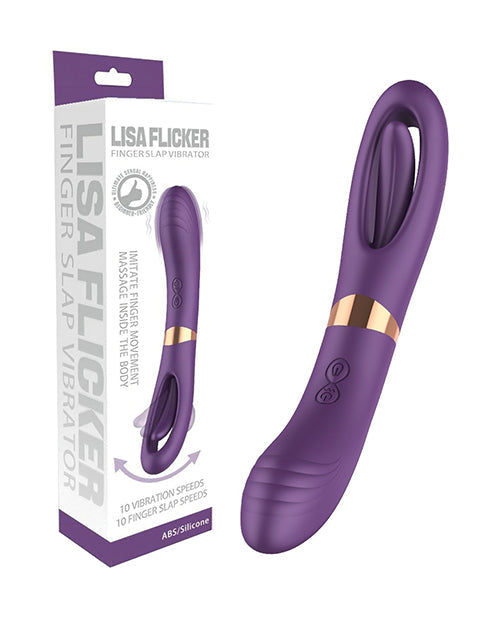 Secwell Lisa Flicking G-Spot Vibrator - Purple