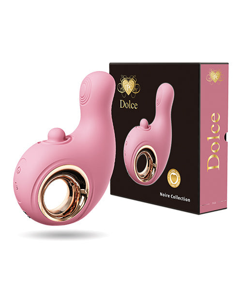 Noire Collection Dolce Dual Action Tapping Vibrator - Pink