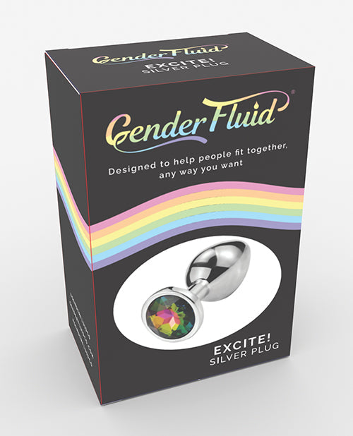 Gender Fluid Gender Fluid Excite! Plug - Silver