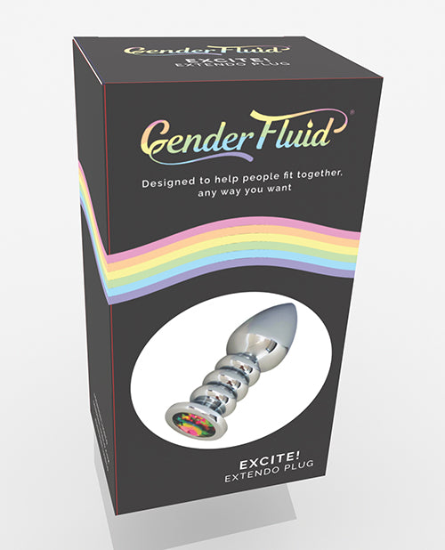 Gender Fluid Gender Fluid Excite! Extendo Plug - Silver