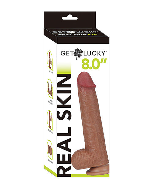 Get Lucky Get Lucky 8.0" Real Skin Series - Light Brown