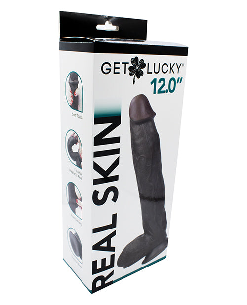 Get Lucky Get Lucky 12" Real Skin Series - Dark Brown