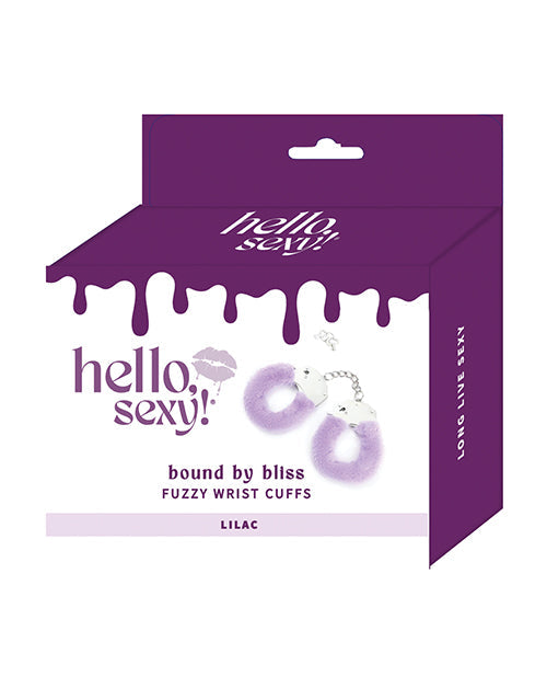 Hello Sexy! Hello Sexy! Bound By Bliss Fuzzy Wrist Cuffs - Lilac