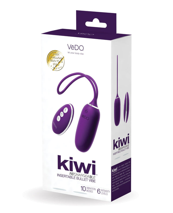 VeDO VeDO KIWI Rechargeable Insertable Bullet - Deep Purple