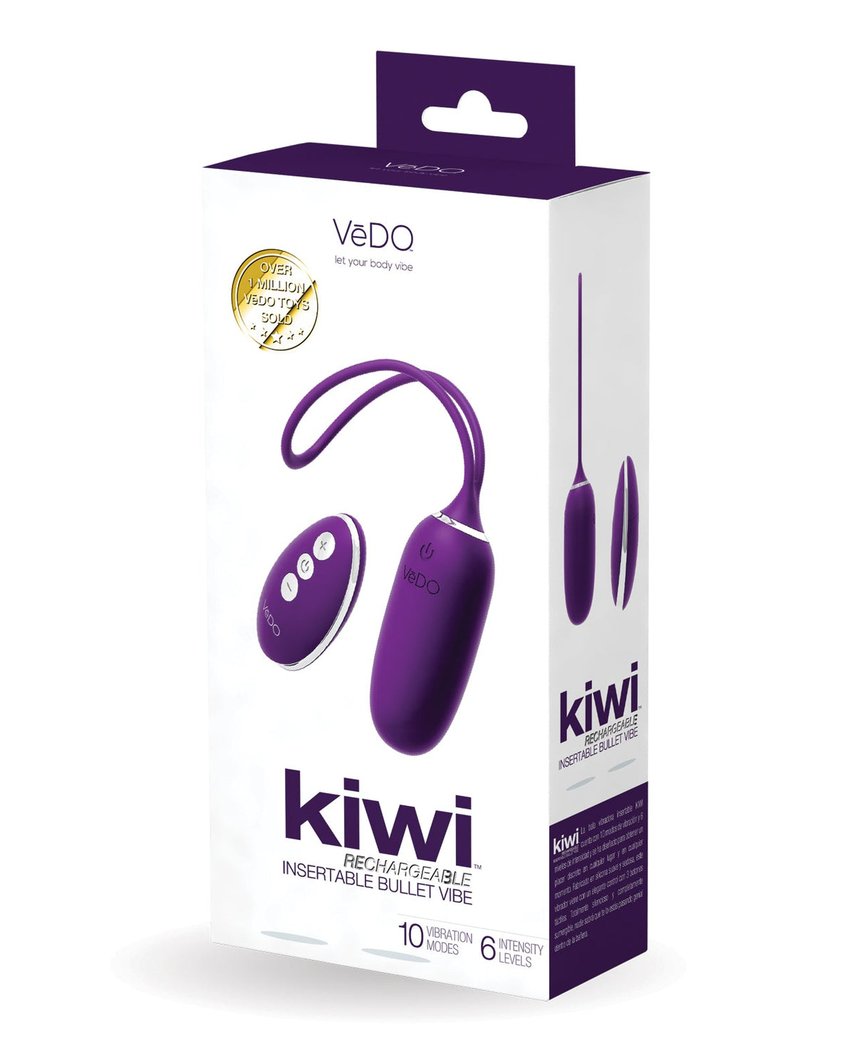 VeDO VeDO KIWI Rechargeable Insertable Bullet - Deep Purple