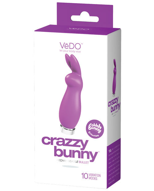VeDO VeDO Crazzy Bunny Rechargeable Bullet - Perfectly Purple