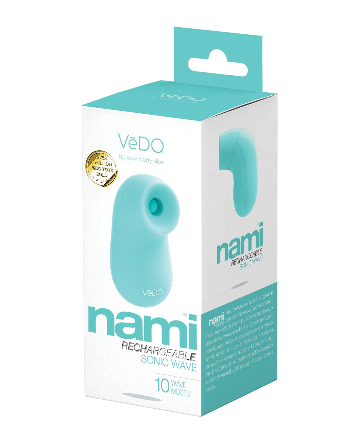 VeDO VeDo Nami Rechargeable Sonic Wave - Tease Me Turquoise