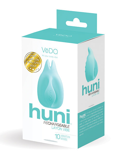 VeDO VeDO Huni Rechargeable Layon Vibe - Tease Me Turquoise