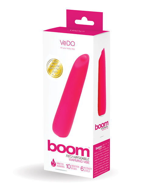 VeDO VeDO Boom Rechargeable Ultra Powerful Vibe - Pink