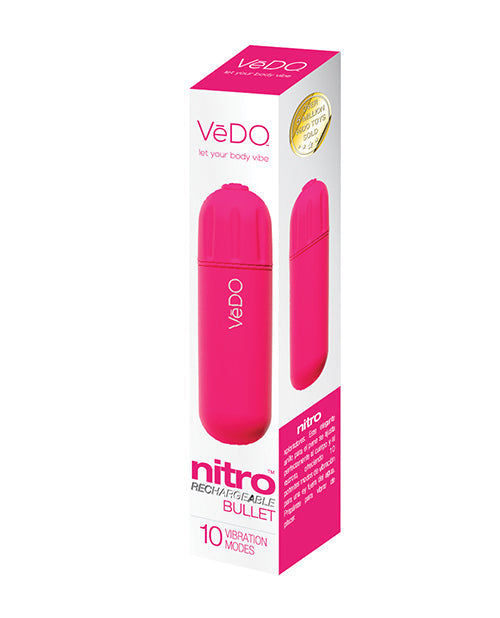 VeDO VeDO Nitro Rechargeable Bullet Vibe - Pink
