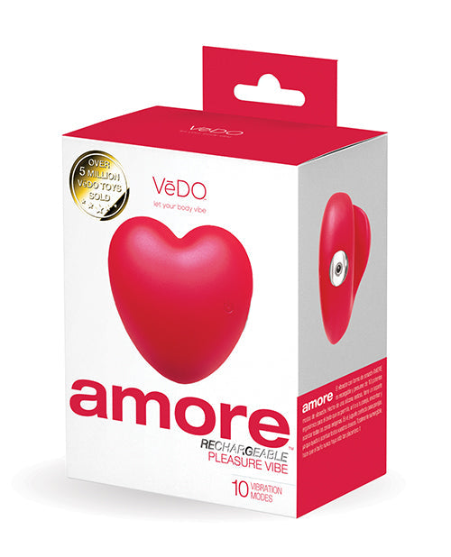 Amore VeDo Amore Rechargeable Pleasure Vibe - Red
