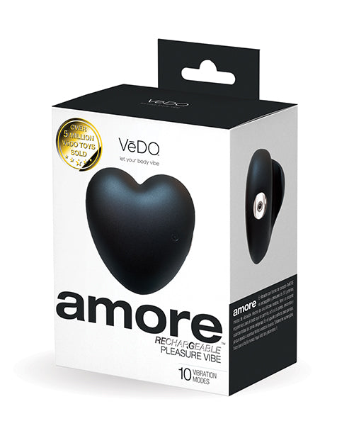 Amore VeDo Amore Rechargeable Pleasure Vibe - Black