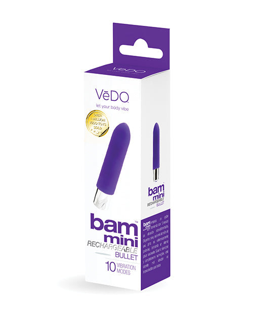 VeDO VeDO Bam Mini Rechargeable Bullet Vibe - Into You Indigo