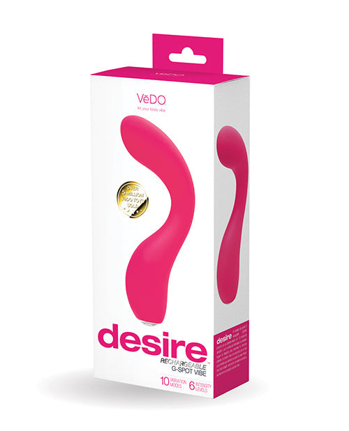 VeDO VeDo Desire Rechargeable G-Spot Vibe - Pink